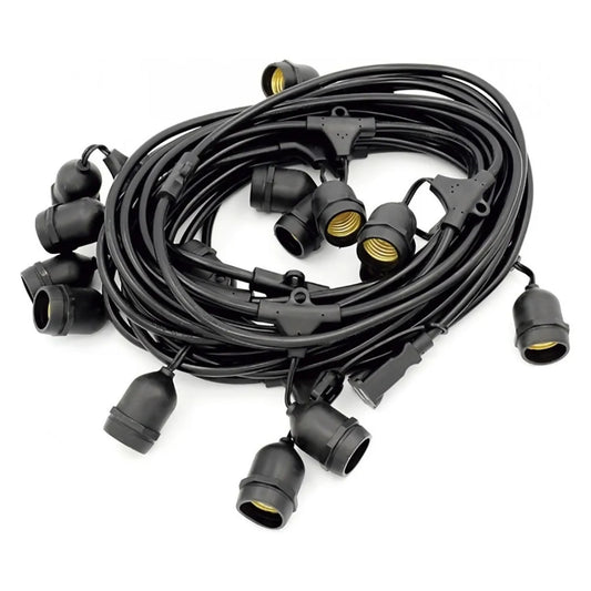Guirnalda 10 Metros Incluye 20 Ampolletas Vintage E27 Calidad