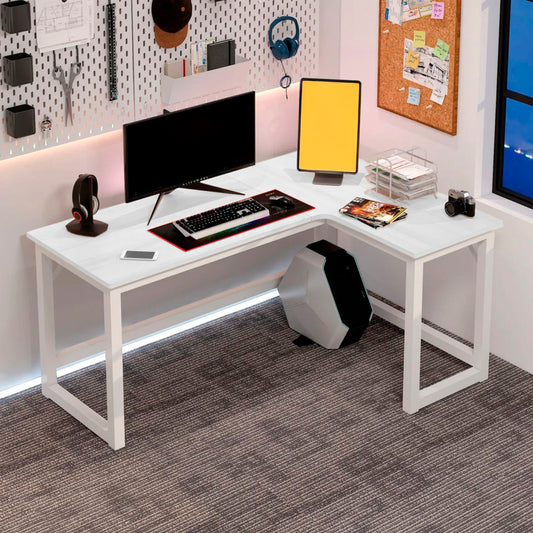 Escritorio Esquinero Forma L Oficina 140x60x75cm Chic Home