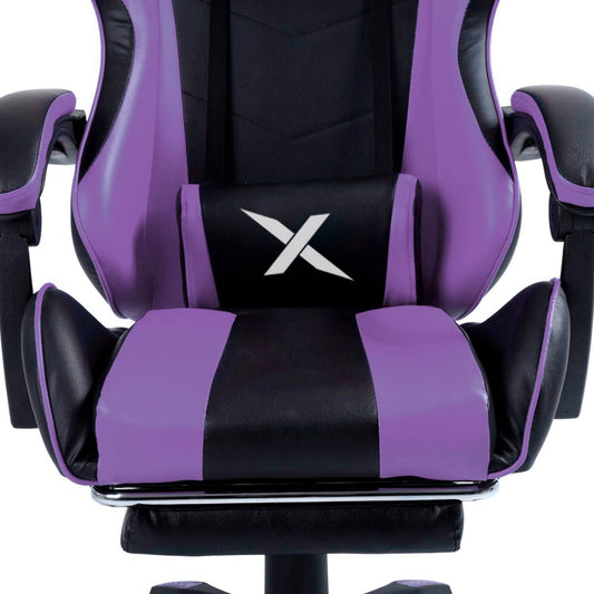 Silla Gamer Ergonómica Reclinable Con Reposapiés Videojuego Silla Gaming Computador Pc Profesional