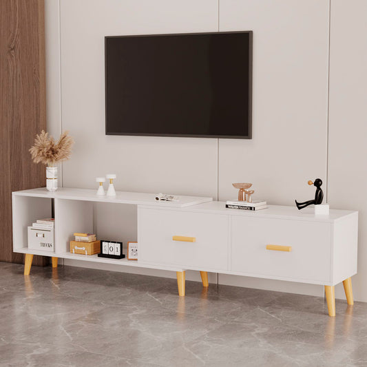 Rack TV extensible 198-120x40x30cm Chic Home