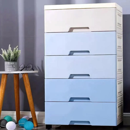 Cajones De 5 Pisos Cocina, Baño, Closet Con Ruedas Y Llave