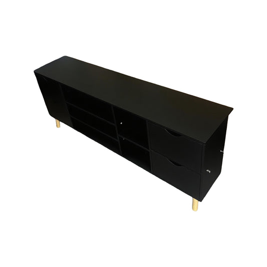 Rack TV 140x30x55cm 3 cajones Chic Home