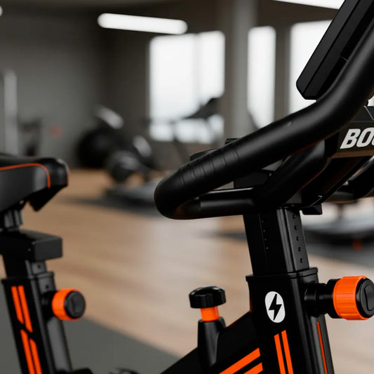 Bicicleta Spinning Estática Con Monitor Ejercicio Profesional Boost Fitness
