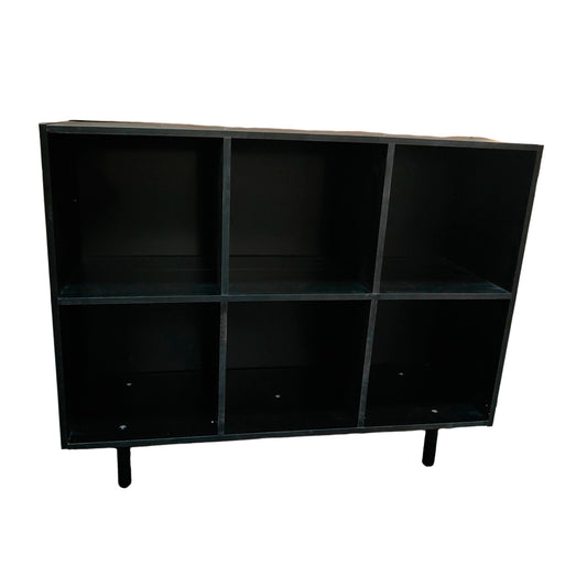 Librero estante nordico negro 90x30x70cm Chic Home