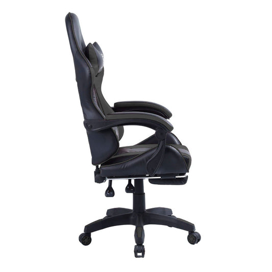 Silla Gamer Ergonómica Reclinable Con Reposapiés Videojuego Silla Gaming Computador Pc Profesional