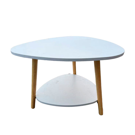 Mesa lateral auxiliar doble nivel negra60*60*42cm Chic Home