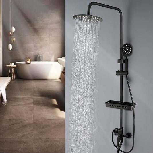 Ducha Columna Negra 2 en 1 incluye Monomando