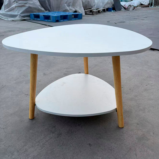 Mesa lateral auxiliar doble nivel negra60*60*42cm Chic Home