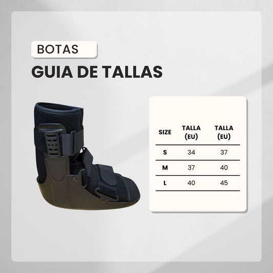 Bota Ortopédica Corta Ambidiestra Unisex