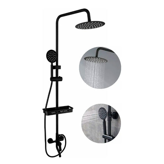 Ducha Columna Negra 2 en 1 incluye Monomando