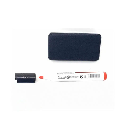 Pizarra Acrílica Blanca 80x120+set 1 Plumon Y Un Borrador