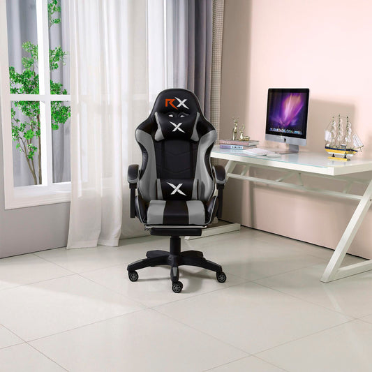 Silla Gamer Ergonómica Reclinable Con Reposapiés Videojuego Silla Gaming Computador Pc Profesional