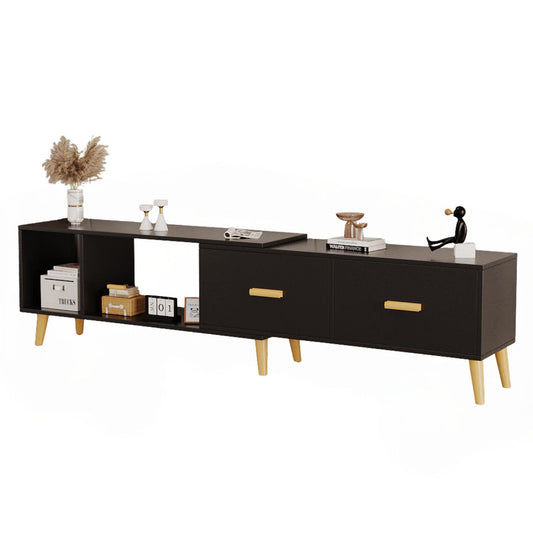 Rack TV extensible 198-120x40x30cm Chic Home