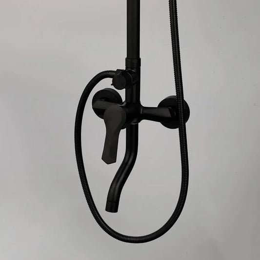 Ducha Columna Negra 2 en 1 incluye Monomando