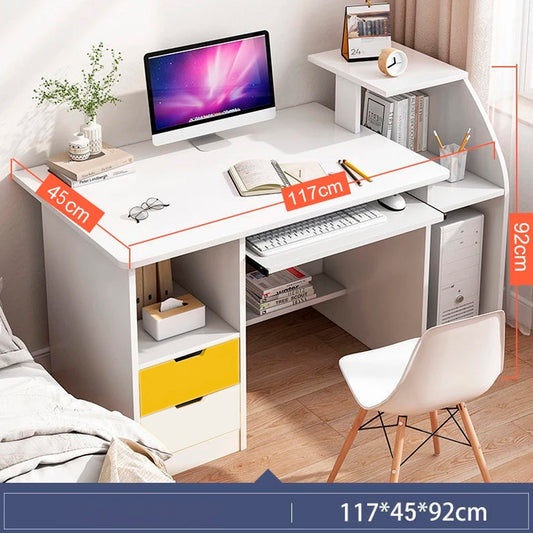 Escritorio de Estudio Juvenil Con Librero