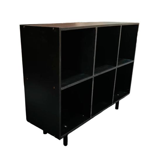 Librero estante nordico negro 90x30x70cm Chic Home