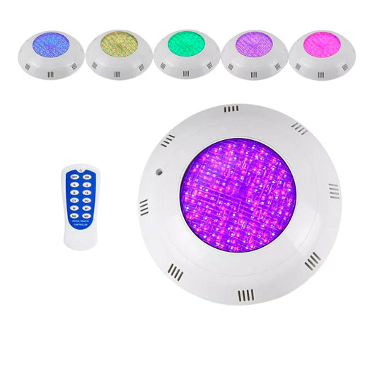 Foco Led Piscina Con Control Remoto 24w Color 12v Rgb