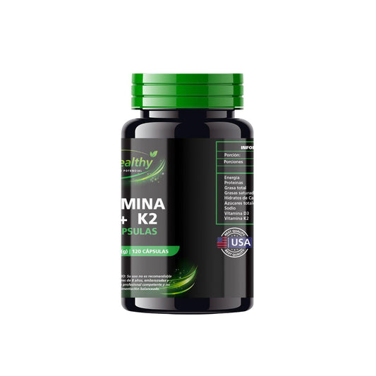 Vitamina D3 K2 Be Healthy 120 Cápsulas