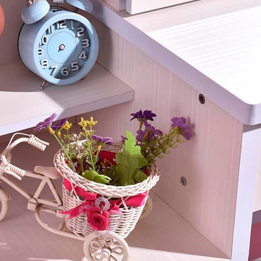 Tocador moderno 80*40*130cm con luces blanco Chic Home