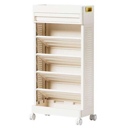 Librero estante infantil 5 niveles Blanco 78.5*14.5*40cm Chic Home