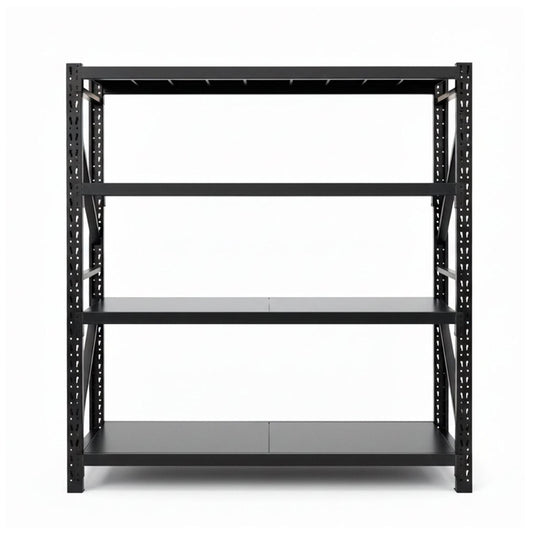 Estante Metálico Rack 200x200x60 Negro 800kg