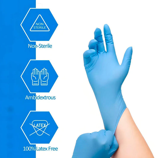 Guantes de Nitrilo texturizados tallas S, M, L, XL colores NovaCure