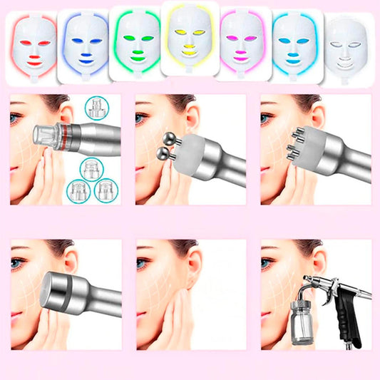 Máquina Hidrodermoabrasión 6 En 1 Limpieza Facial