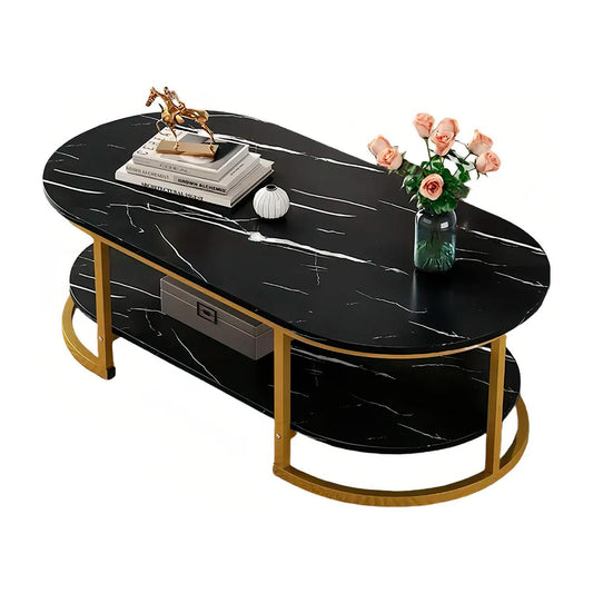 Mesa de centro diseño mármol 120*60*45cm Chic Home