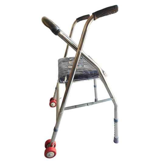 Andador Burrito Plegable Asiento Y 2 Ruedas