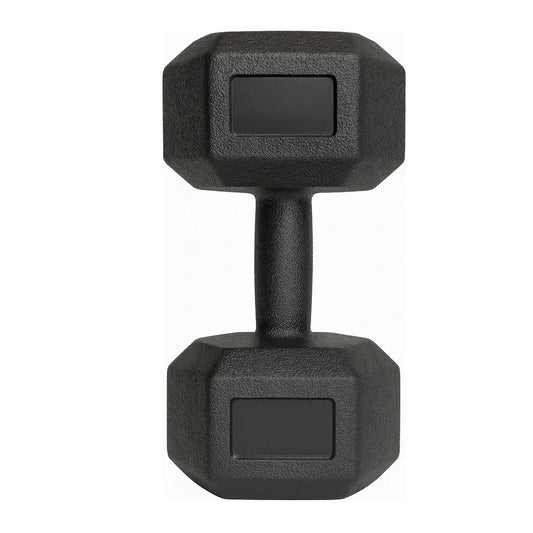 Par Mancuernas Hexagonales Caucho 5 Kg Boost Fitness