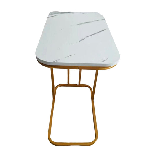Mesa lateral auxiliar rectangular diseño marmol Chic Home