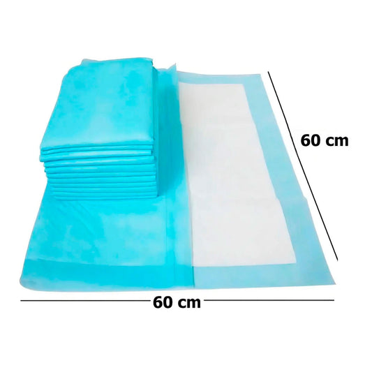 100 Sabanillas adulto protector cama 60x60 500ml