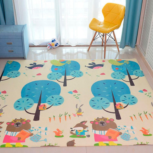 Alfombra Antigolpes Niño Bebe Con Bolso 180x200x1cm Premium