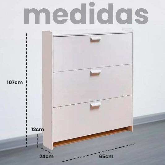Zapatero organizador 3 puertas Chic Home