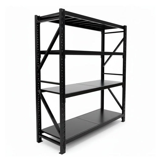 Estante Metálico Rack 200x200x60 Negro 800kg