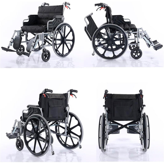 Silla De Ruedas Bariátrica 55 Cm Reforzada