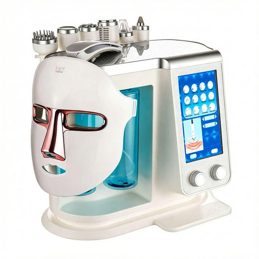 Máquina Hidrafacial HydraGlow 7 en 1 + Electroporador
