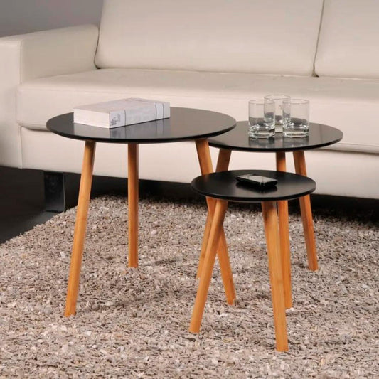 Juego de mesas de centro 50+40+32 cm Chic Home