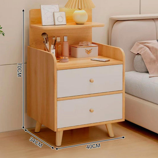 Velador dos niveles con soporte superior 45*40*70