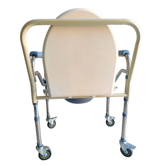 Baño Wc Inodoro Portátil Con Ruedas Silla Plegable