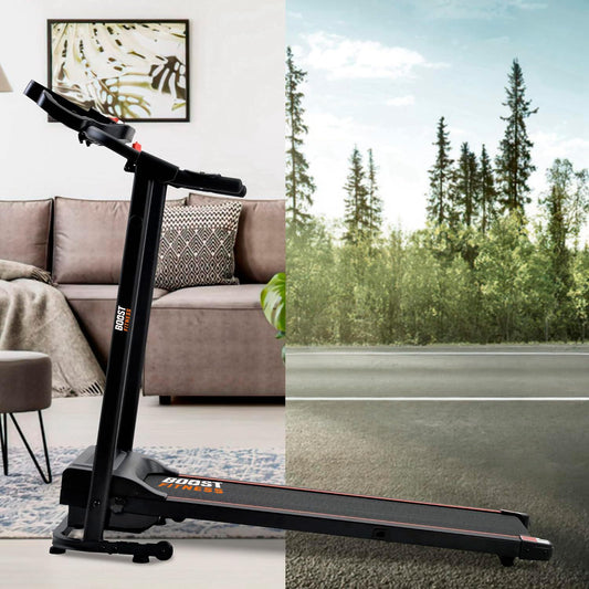 Trotadora Boost Fitness G3531 inclinacion plegable 2.5HP 12km/hr G3