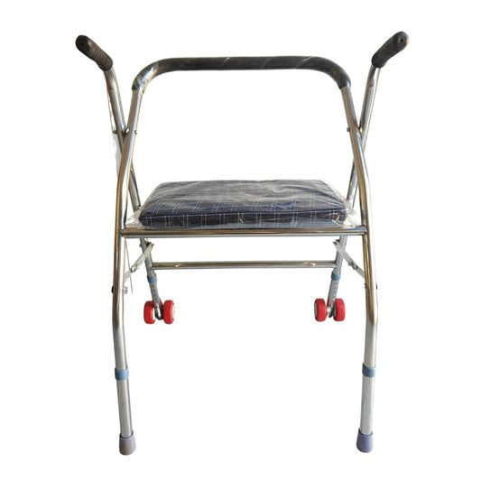 Andador Burrito Plegable Asiento Y 2 Ruedas