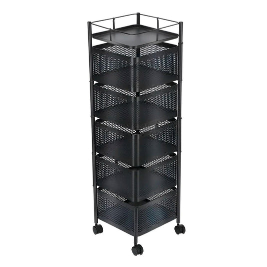 Carro Organizador con Ruedas Multiuso 5 niveles Rectangular