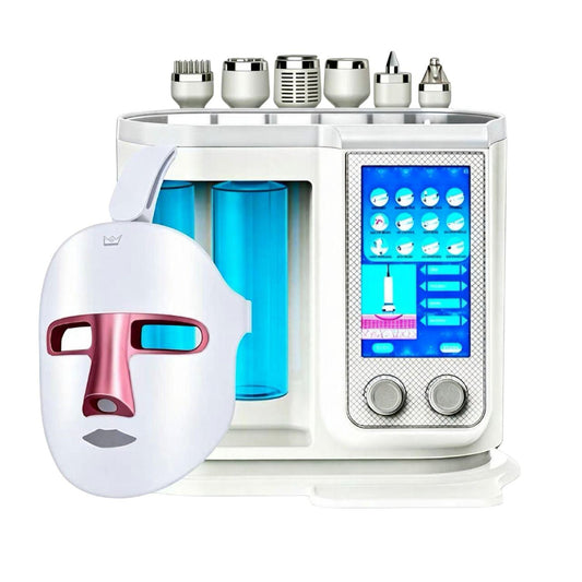 Máquina Hidrafacial HydraGlow 7 en 1 + Electroporador