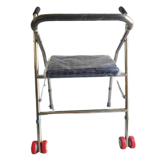 Andador Burrito Plegable Asiento Y 2 Ruedas