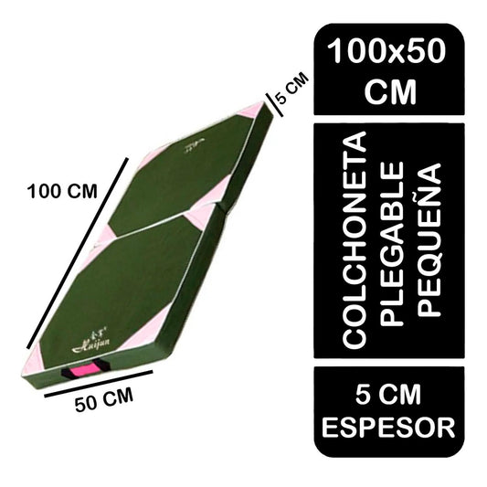 Colchoneta Dividida Deportiva Tela Lona Oxford 100x50x5cm / Ejercicio