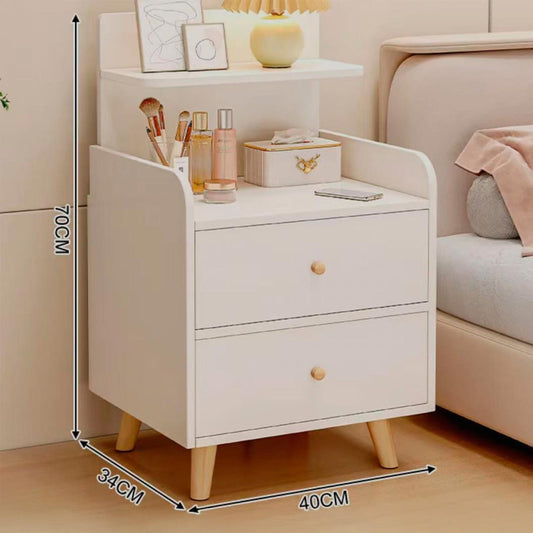 Velador dos niveles con soporte superior 45*40*70