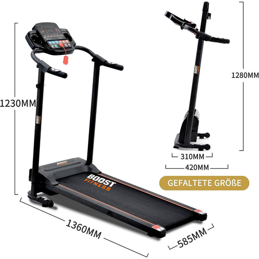 Trotadora Boost Fitness G3531 inclinacion plegable 2.5HP 12km/hr G3