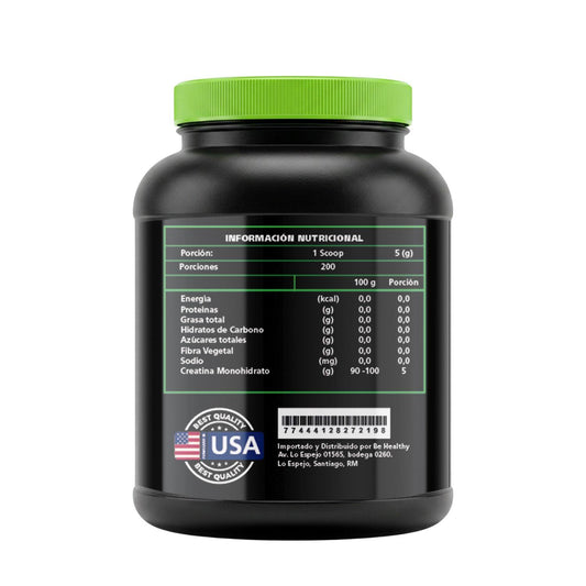 Creatina Monohidrato En Polvo 1000gr Be Healthy