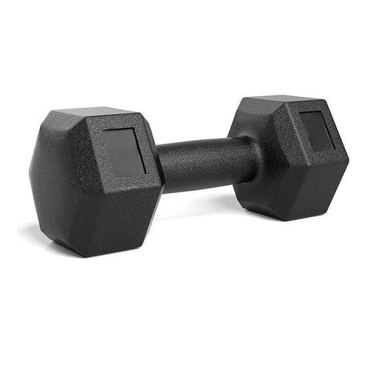 Par Mancuernas Hexagonales Caucho 10 Kg Boost Fitness